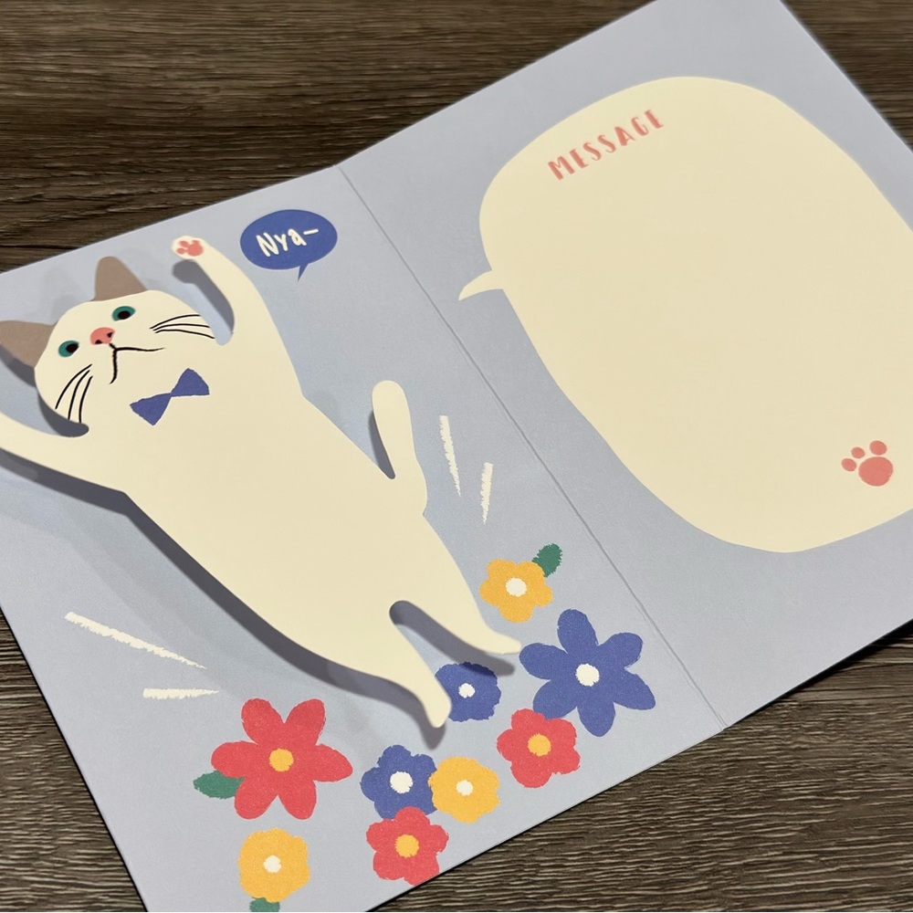 Pop-up Kitten Cat Multipurpose Card ❘ Invitation Card ❘ Gift Card ❘Birthday Card